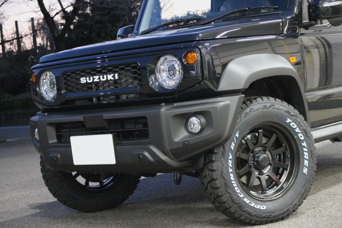 【ジムニーシエラ】RAYS A・LAP-J 2324 LIMITEDを装着！限定カラーで魅せる究極のアーバンオフスタイル！！