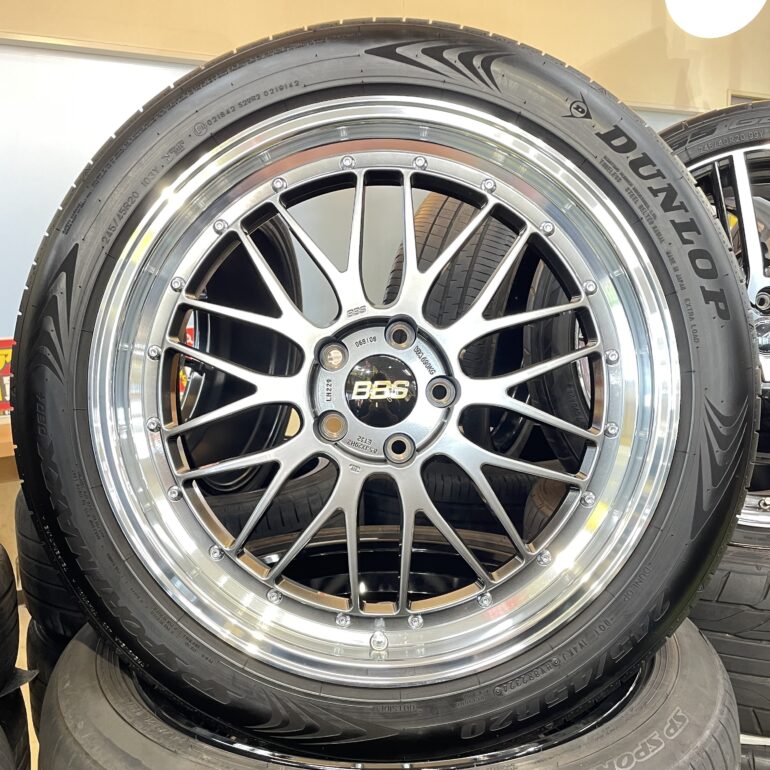 BBS　LM　ダンロップ　　SP　SPORT　MAXX060　アルファード　ヴェルファイア