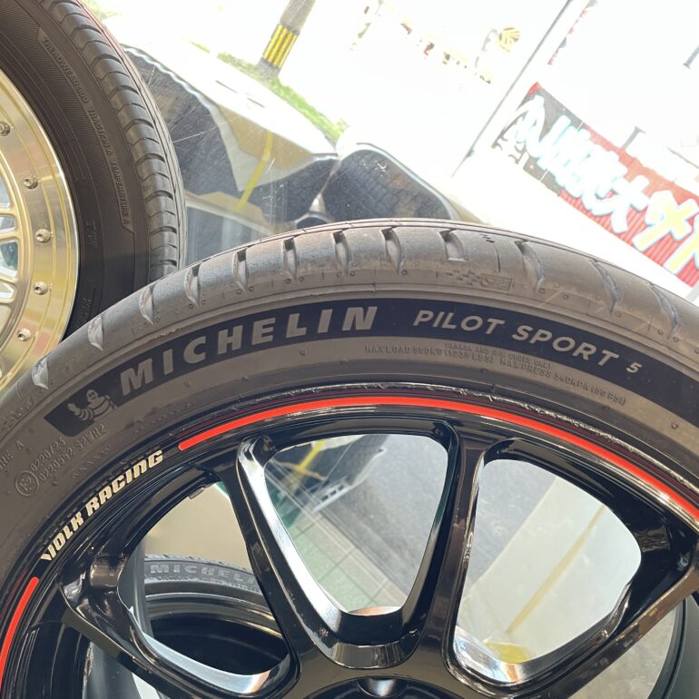 レイズ VOLK ZE40 ミシュラン PS5 スイフトスポーツ