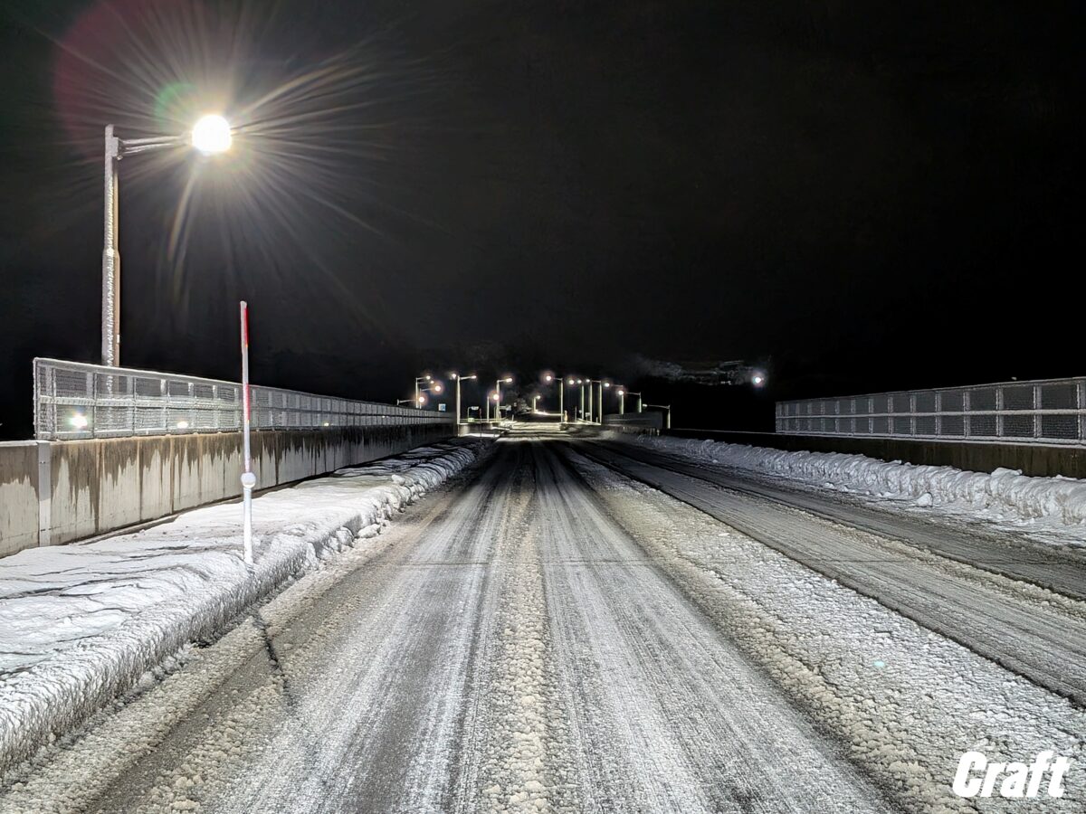 シャーベット路面の画像