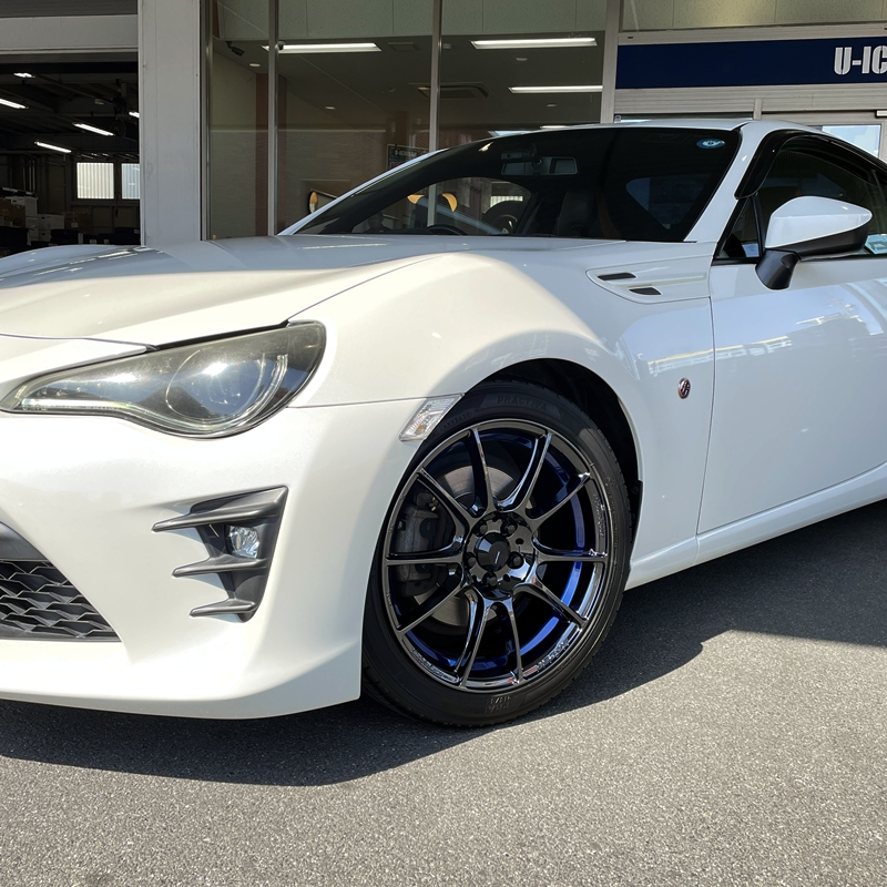 ZN6 86に、WEDSスポーツ　SA-25R　17インチセット装着